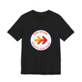 The Arrow Doesn't Look Back | Men's Motivational Graphic Retro Arrow T-Shirt