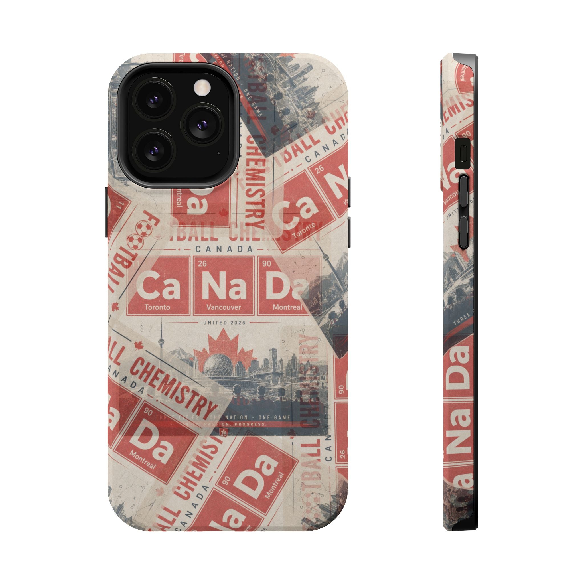 Canada Football Phone Case | Red. The base element.