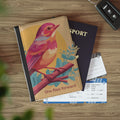 She Flies Forward Passport Holder | Motivational Graphic Soft Ascent