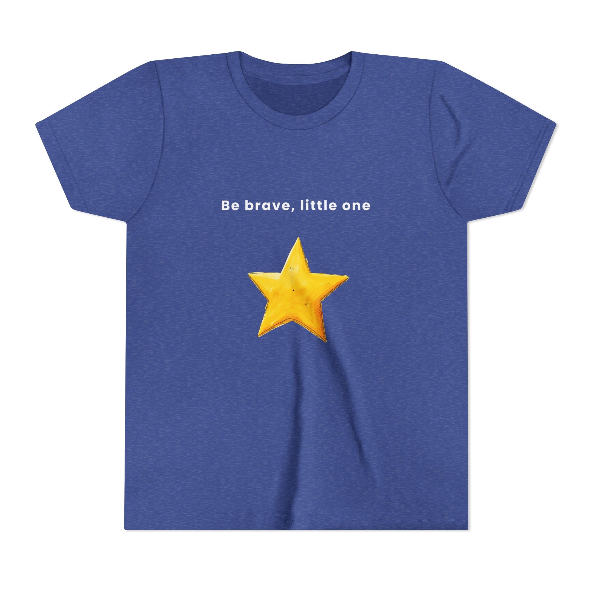 Be Brave Little One | Kids Motivational Graphic Handdrawn Star T-Shirt