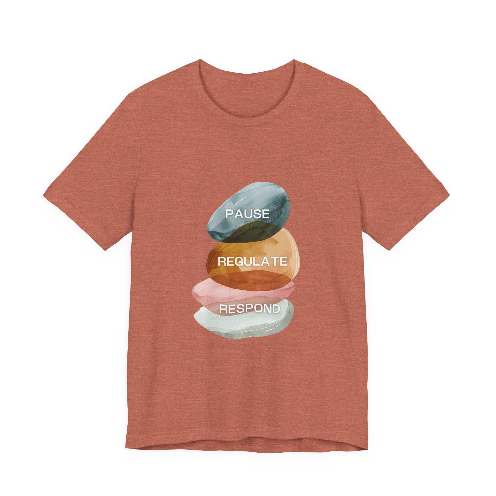 Pause Regulate Respond | Women's Motivational Graphic Vintage Women T-Shirt