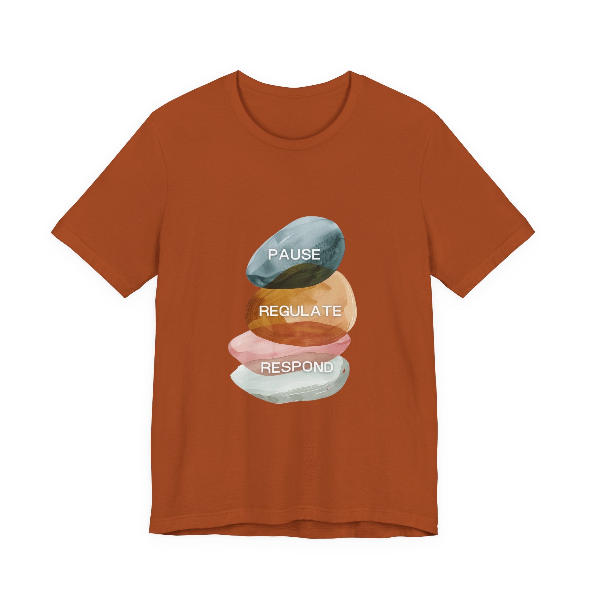Pause Regulate Respond | Women's Motivational Graphic Vintage Women T-Shirt