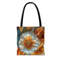 Thread Garden Tote Bag - 3D Embroidery-Style Botanical Tote Bag motivational design