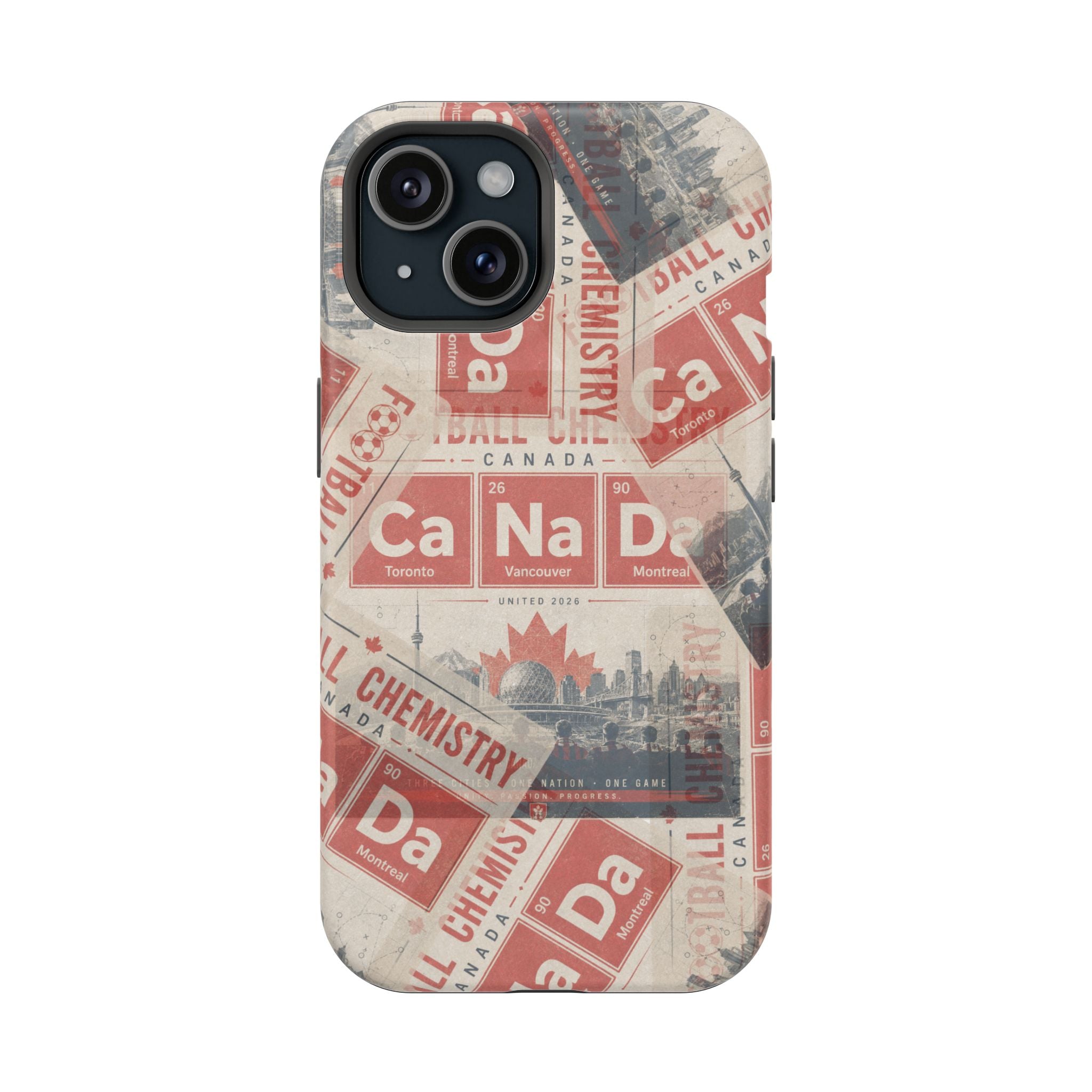 Canada Football Phone Case | Red. The base element.