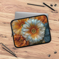 Thread Garden Laptop Sleeve - 3D Embroidery-Style Botanical Laptop Sleeve motivational design