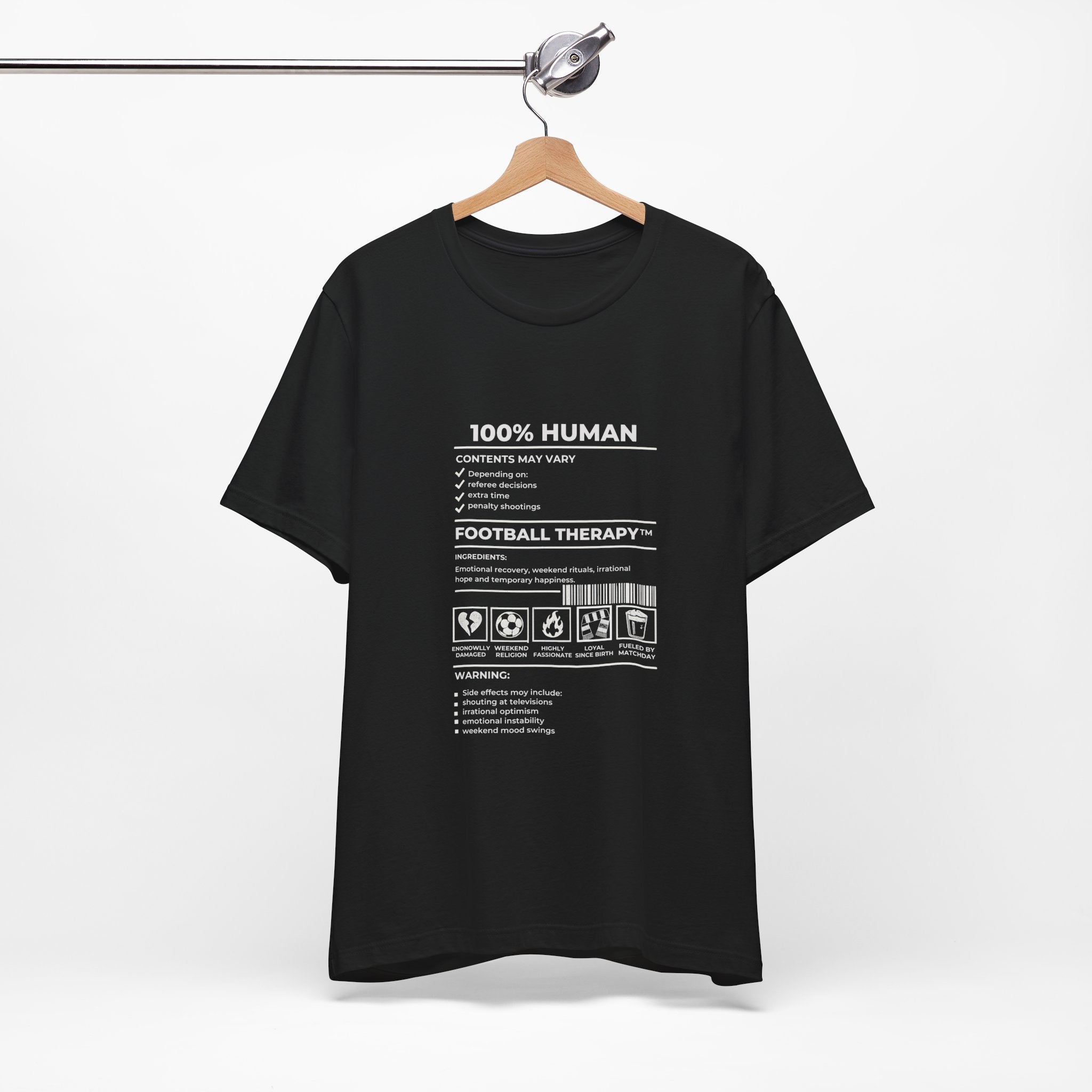 Football Tee | Scan me. It's football all the way down.