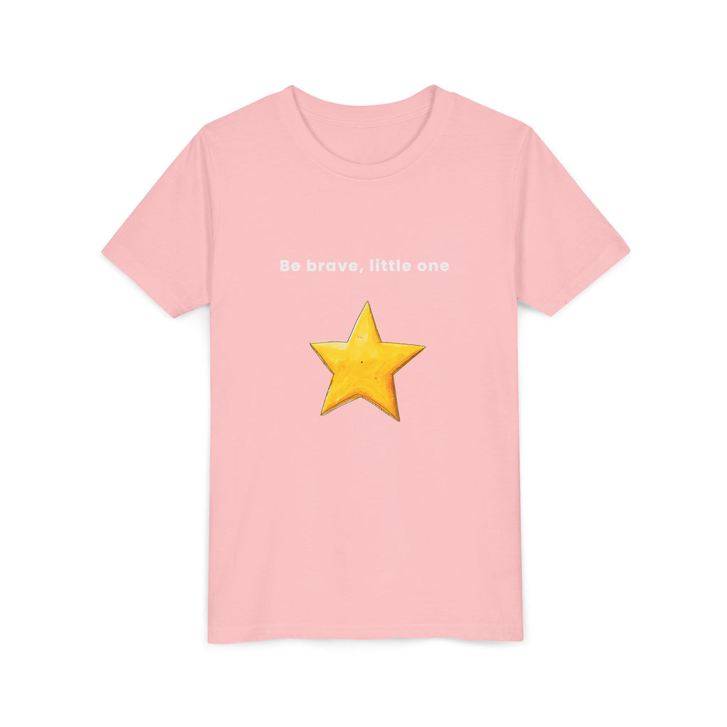 Be Brave Little One | Kids Motivational Graphic Handdrawn Star T-Shirt