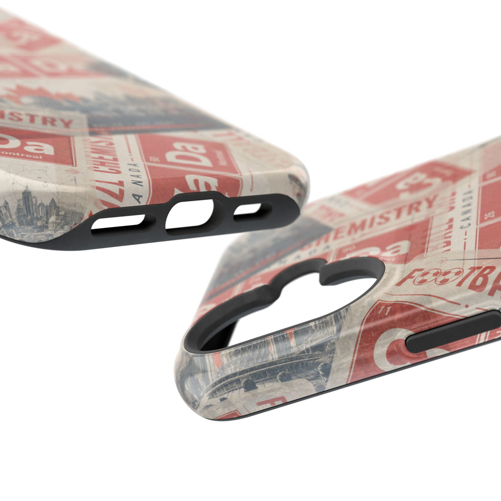 Canada Football Phone Case | Red. The base element.
