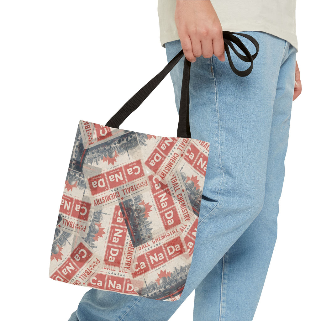 Canada Football Tote Bag | Red. The base element.