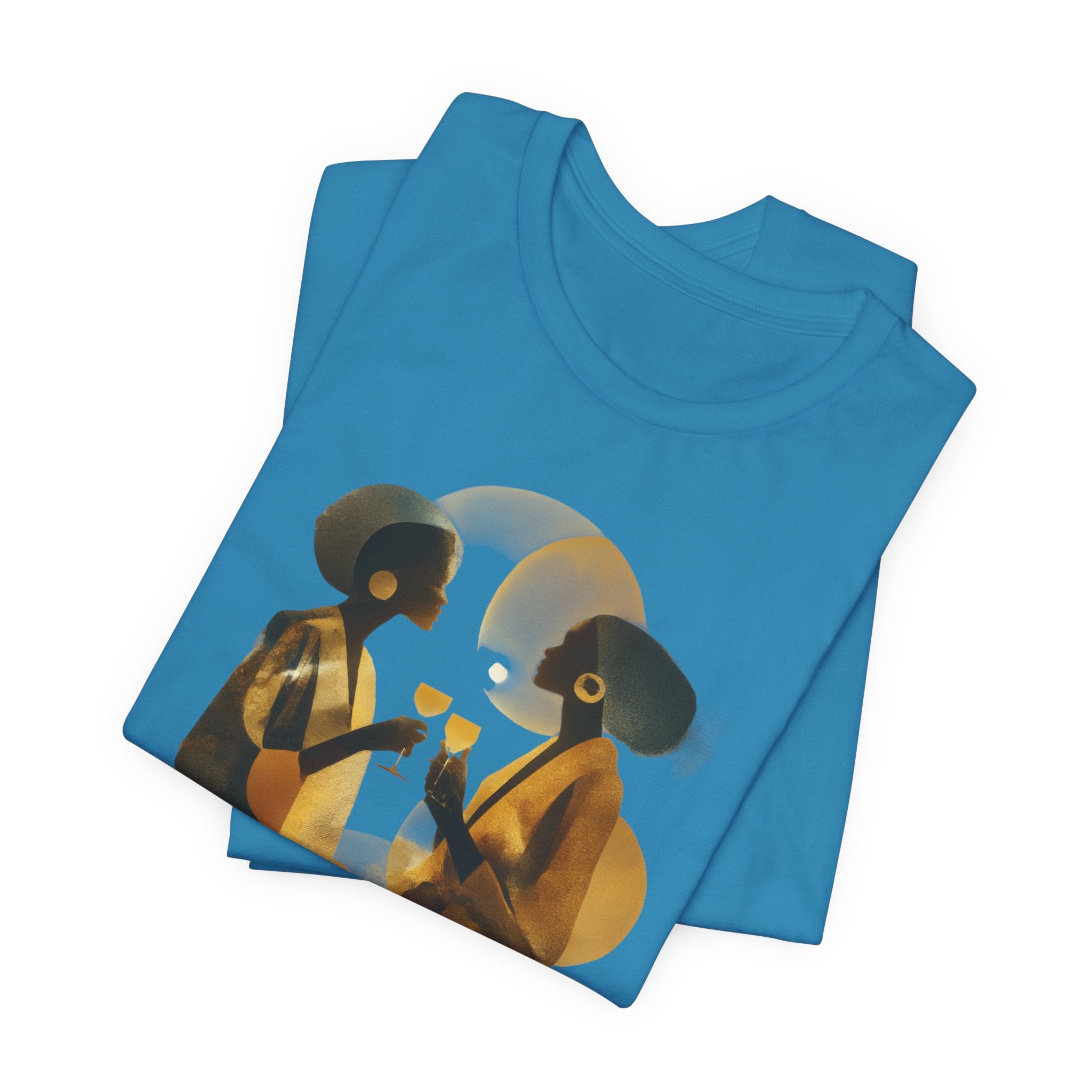 Powerful in Every Phase | Women's Motivational Graphic Vintage Women T-Shirt