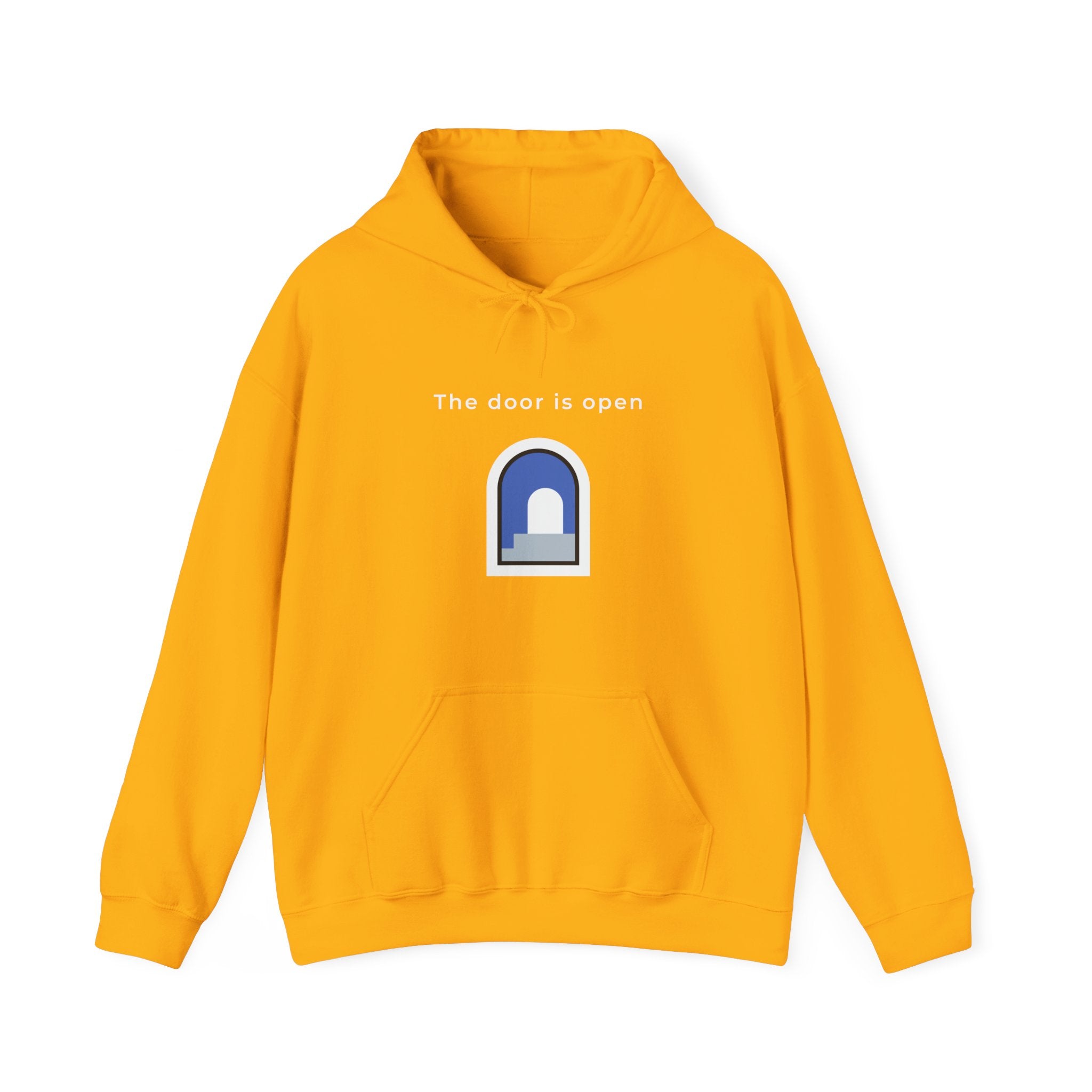 The Door Is Open | Men's Motivational Graphic Door Hoodie