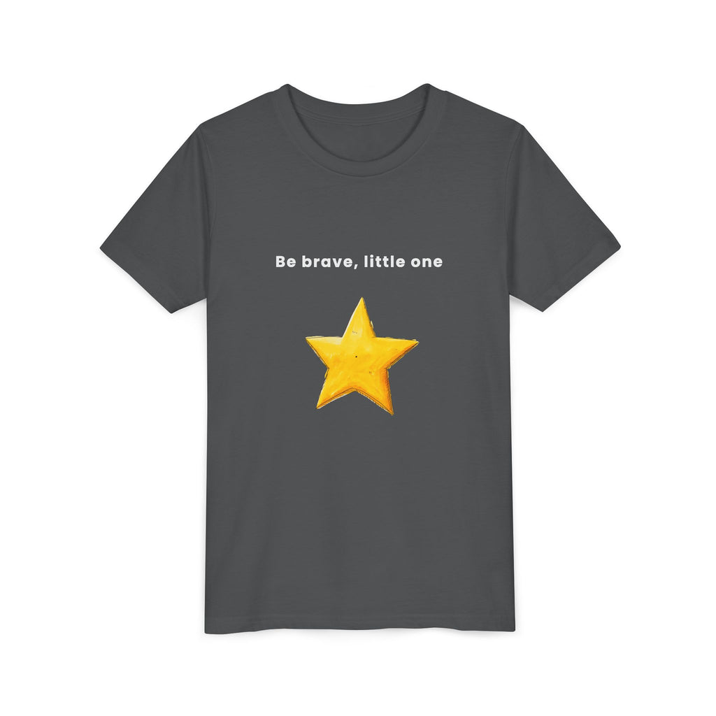 Be Brave Little One | Kids Motivational Graphic Handdrawn Star T-Shirt
