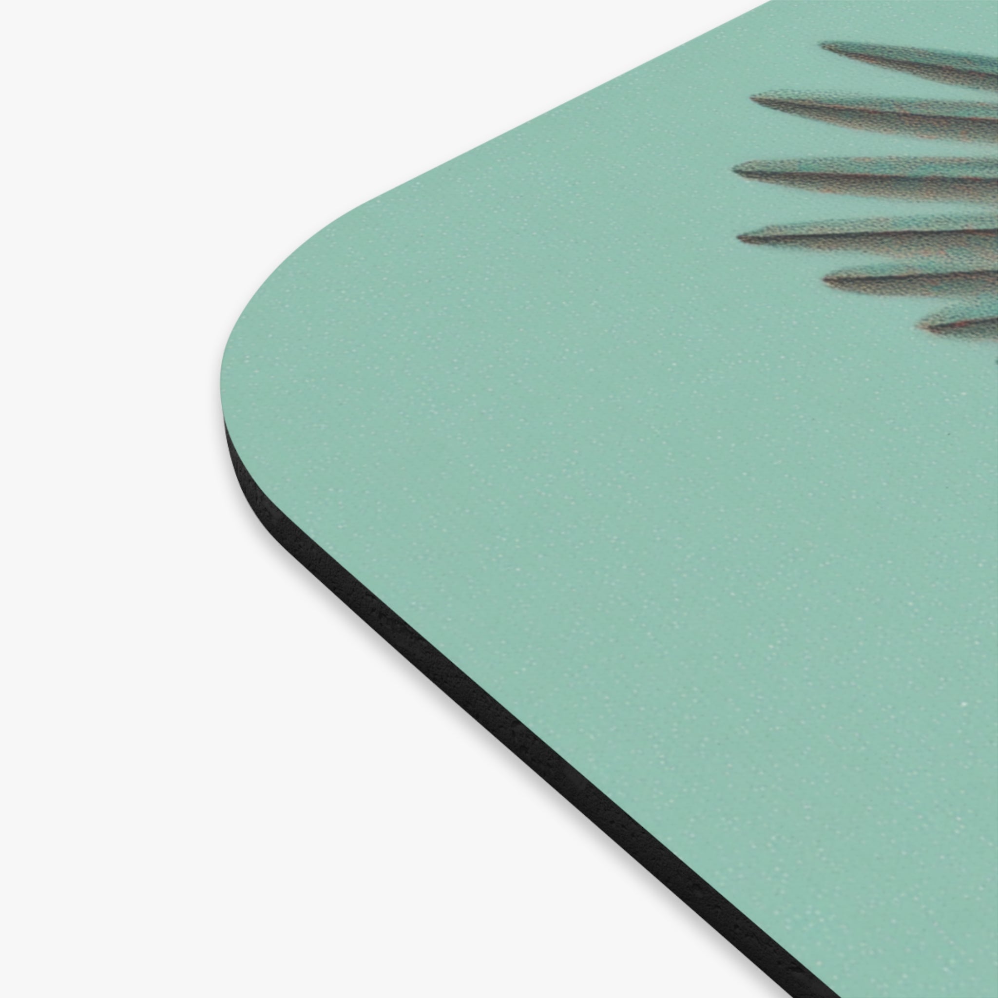 She Flies Forward Mousepad | Motivational Graphic Green Minimal