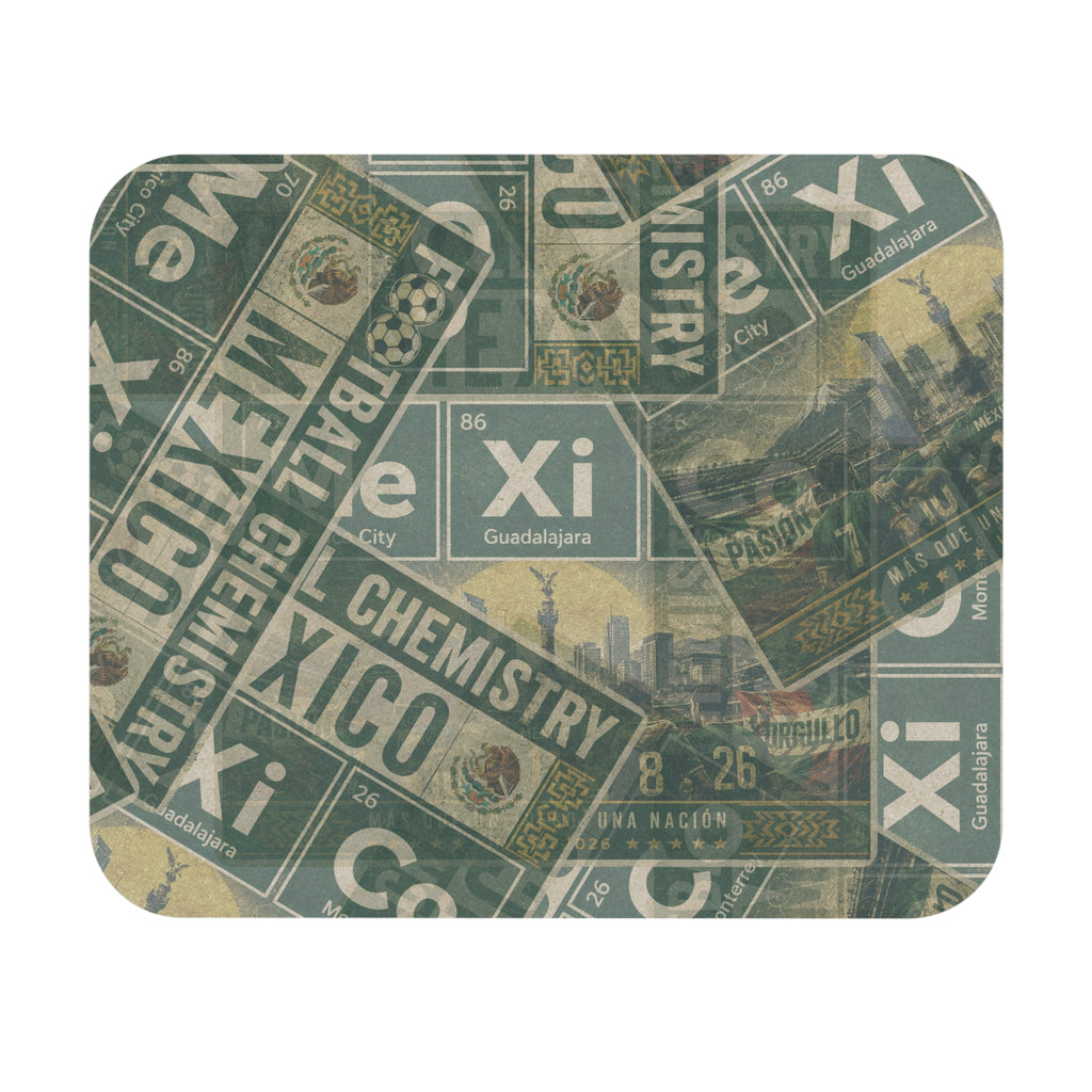 Mexico Football Mouse Pad | Green. Bonded loud.
