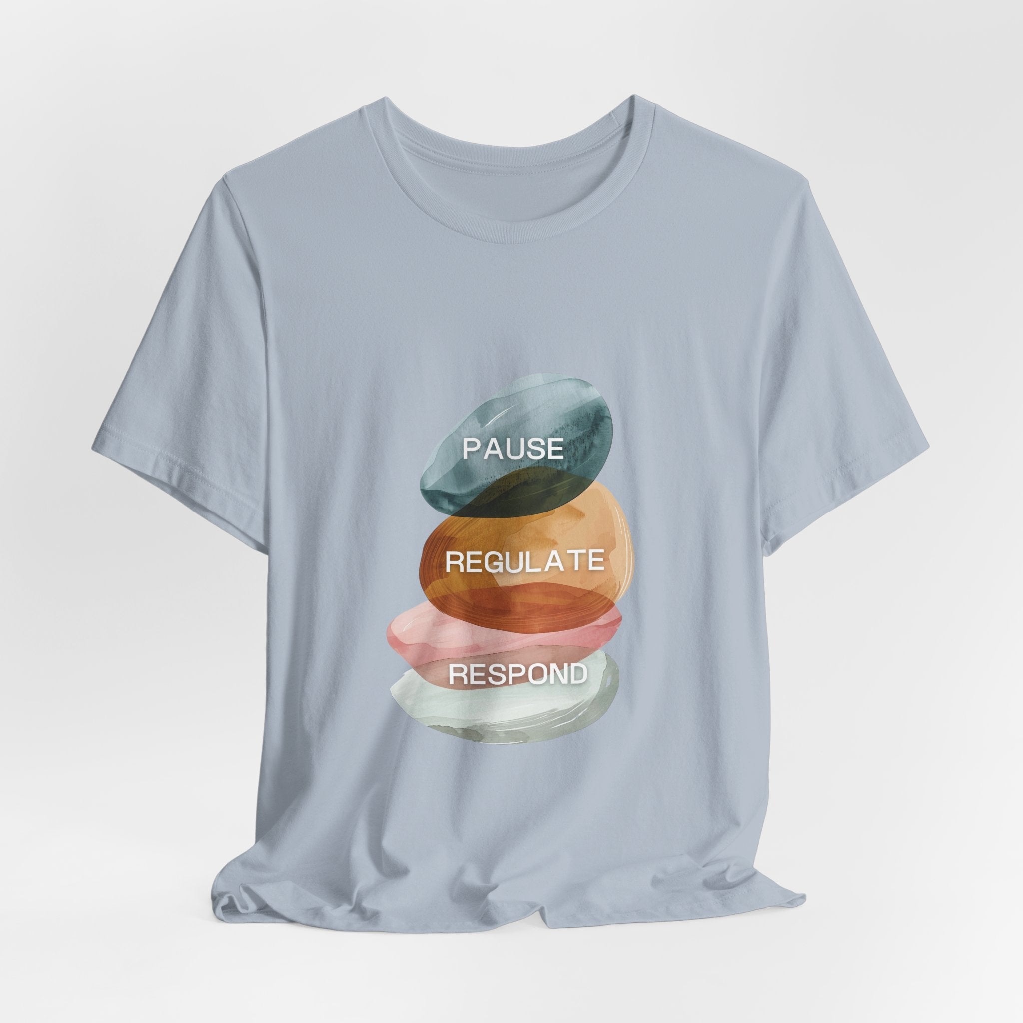 Pause Regulate Respond | Women's Motivational Graphic Vintage Women T-Shirt