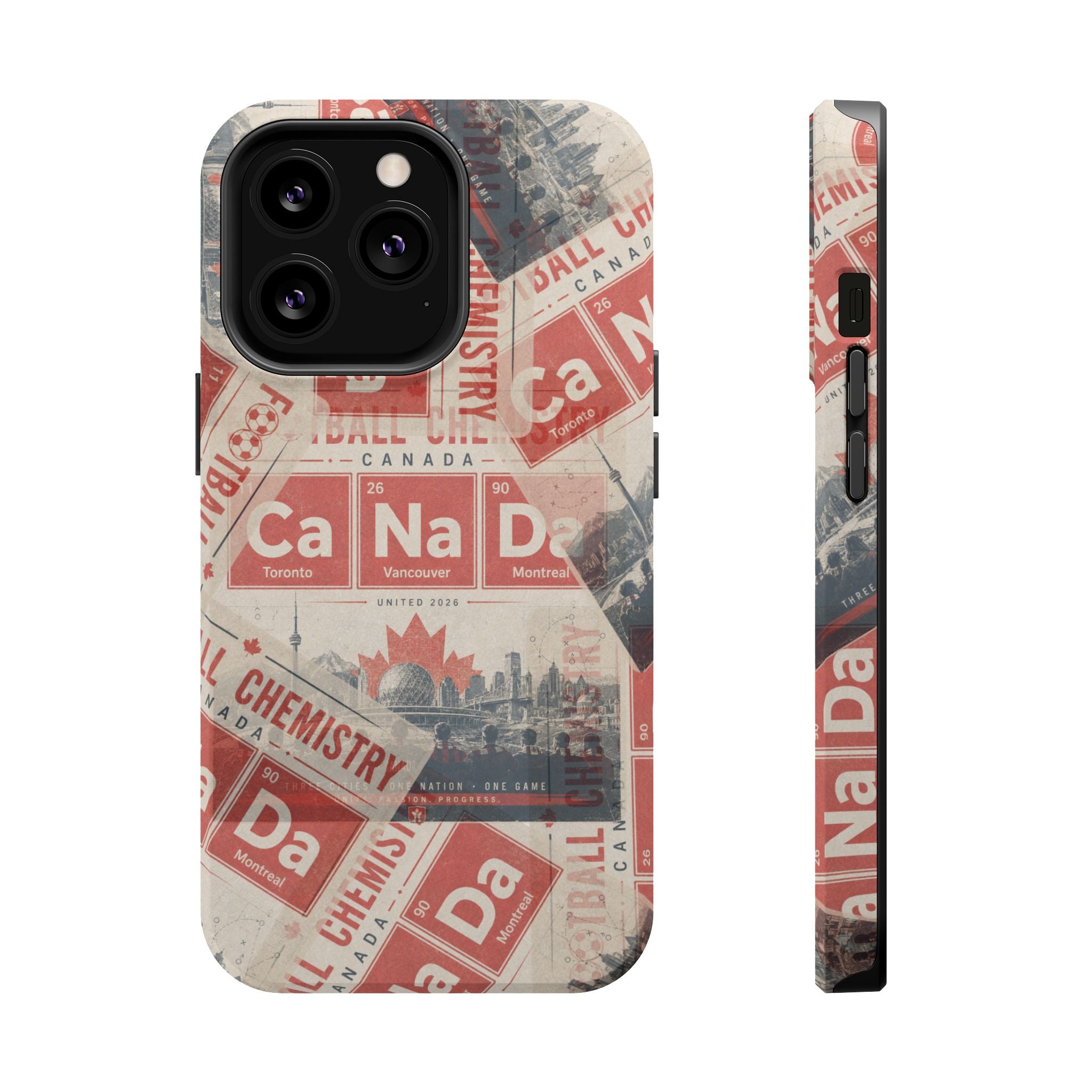 Canada Football Phone Case | Red. The base element.