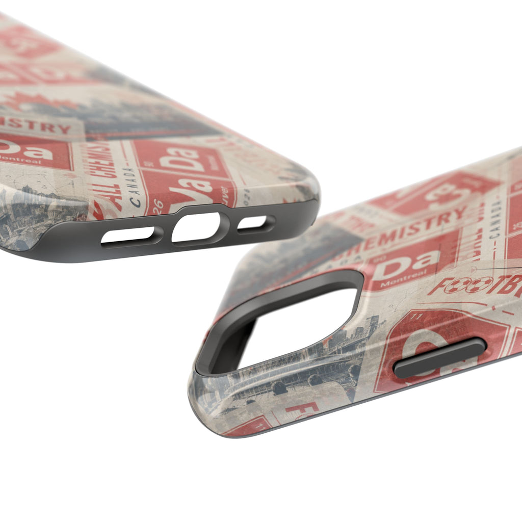 Canada Football Phone Case | Red. The base element.