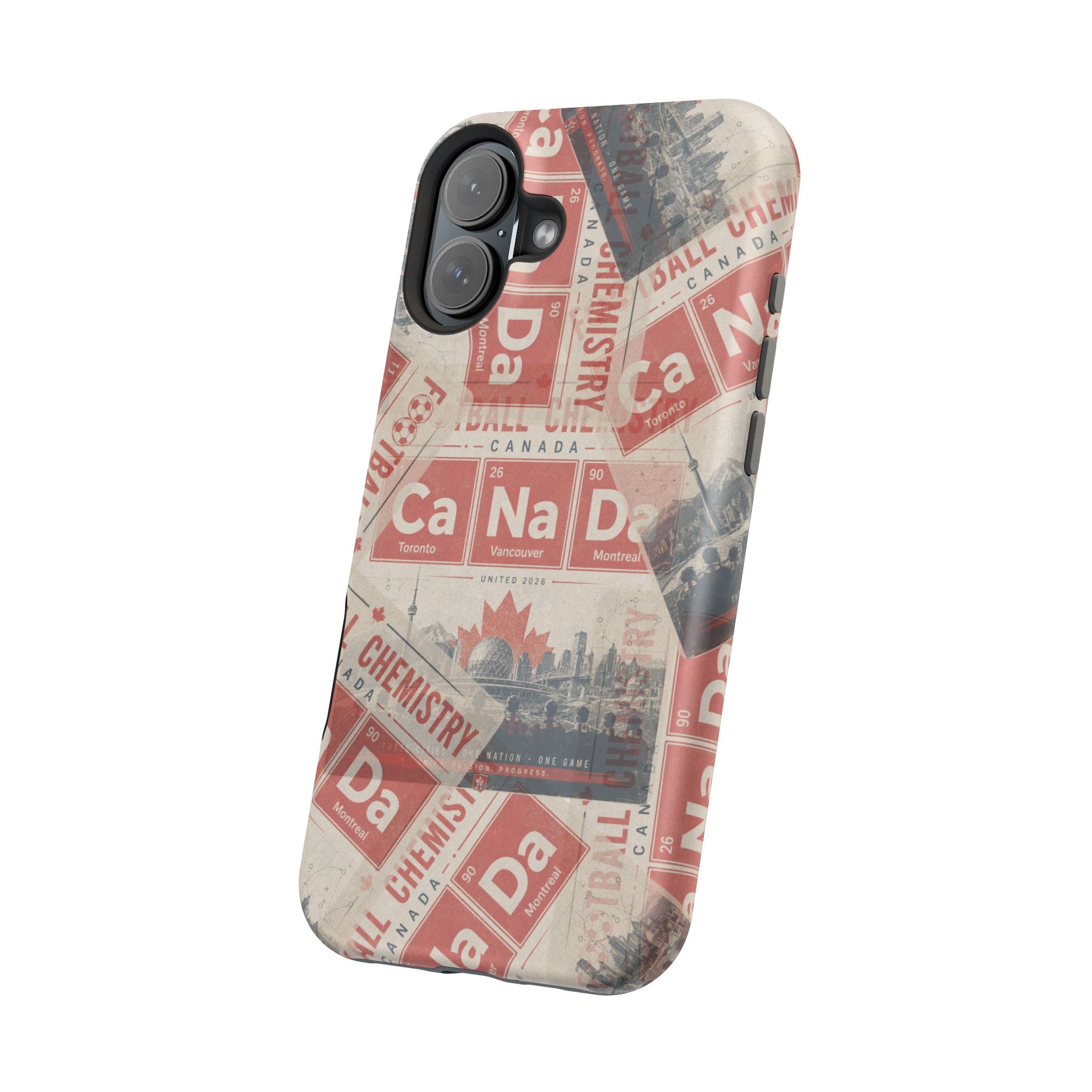 Canada Football Phone Case | Red. The base element.