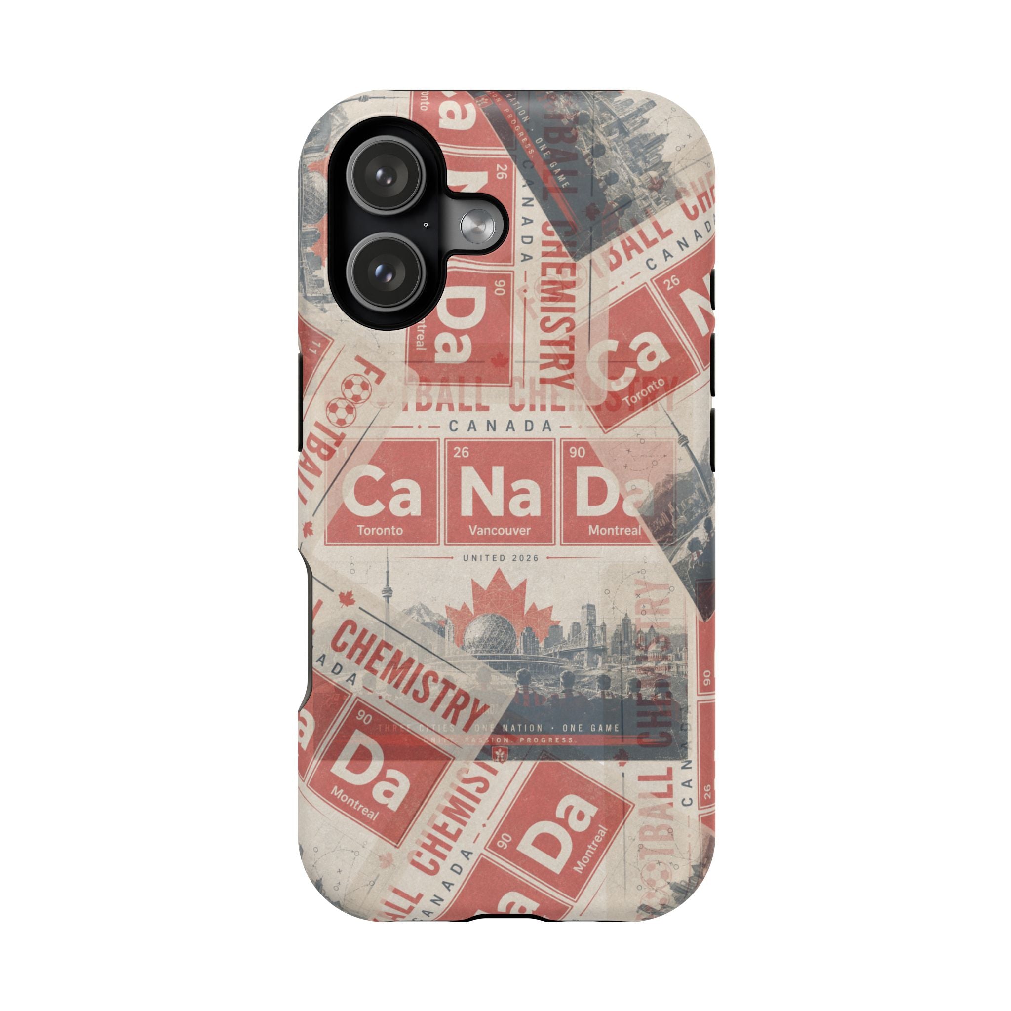 Canada Football Phone Case | Red. The base element.