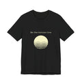 Be the horizon Line | Women's Motivational Graphic Circular Yellow Wave Sunrise T-Shirt
