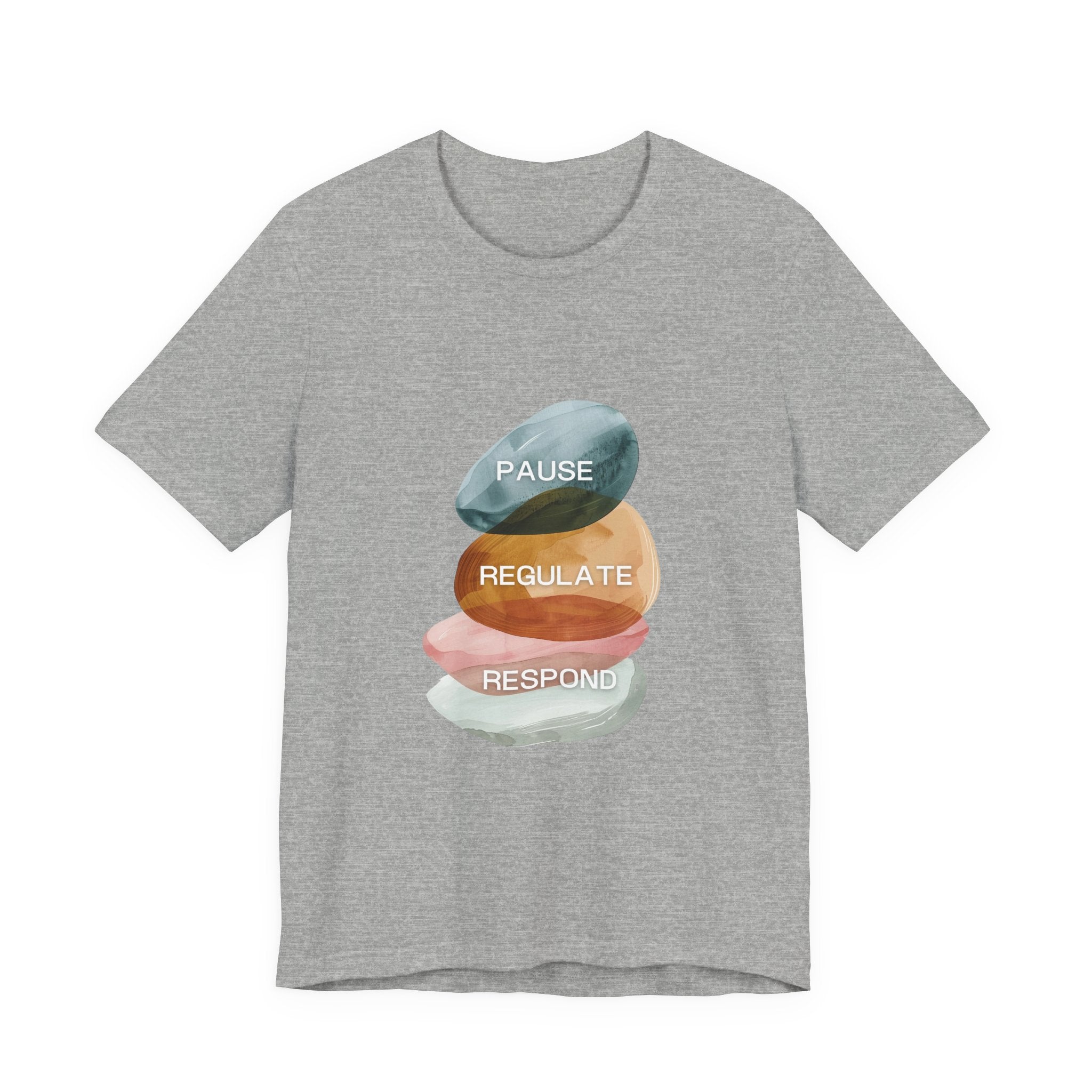 Pause Regulate Respond | Women's Motivational Graphic Vintage Women T-Shirt