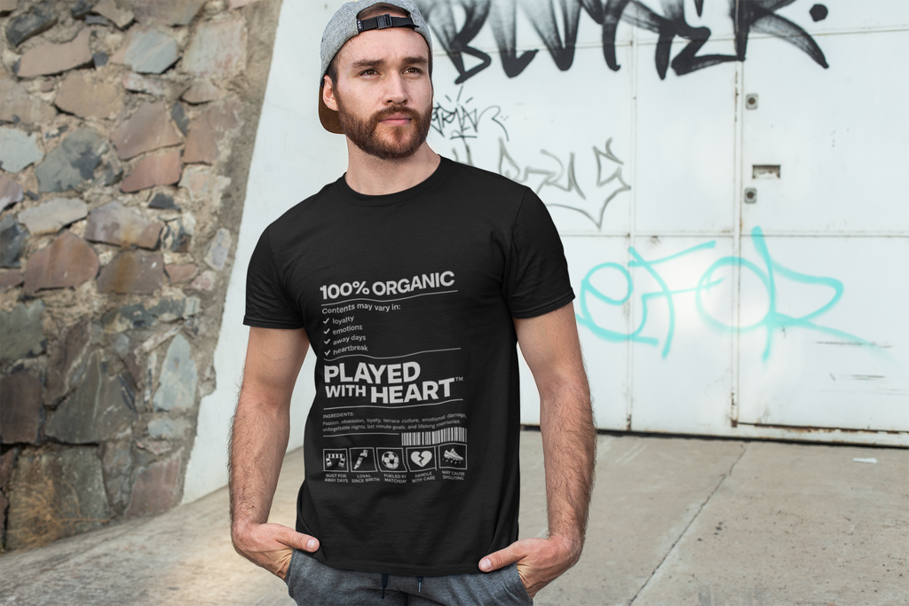 Football Tee | Played with heart. Always.