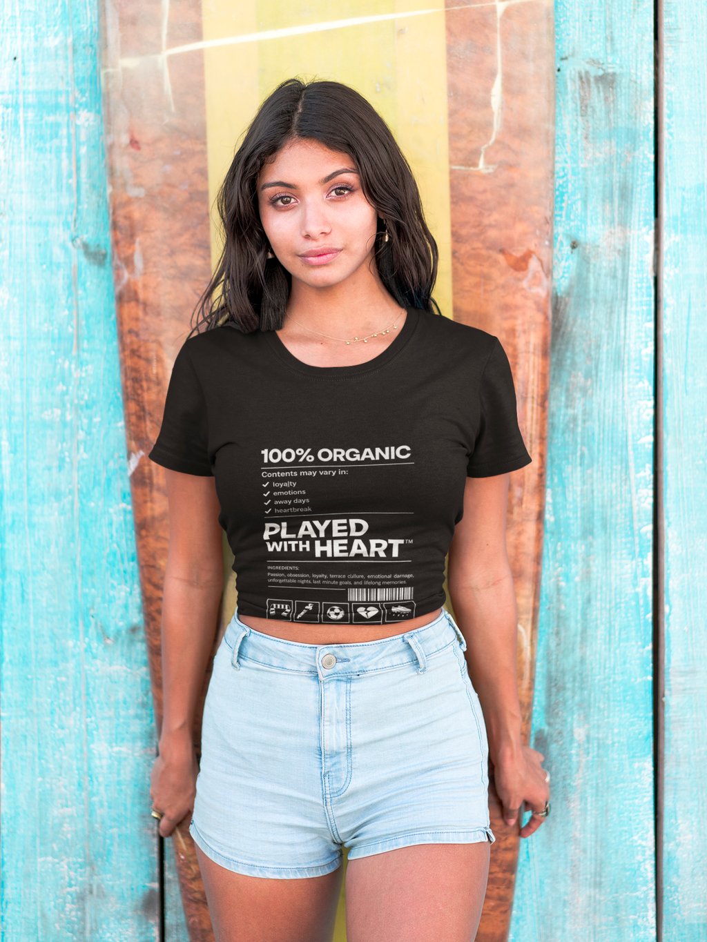 Football Tee | Played with heart. Always.