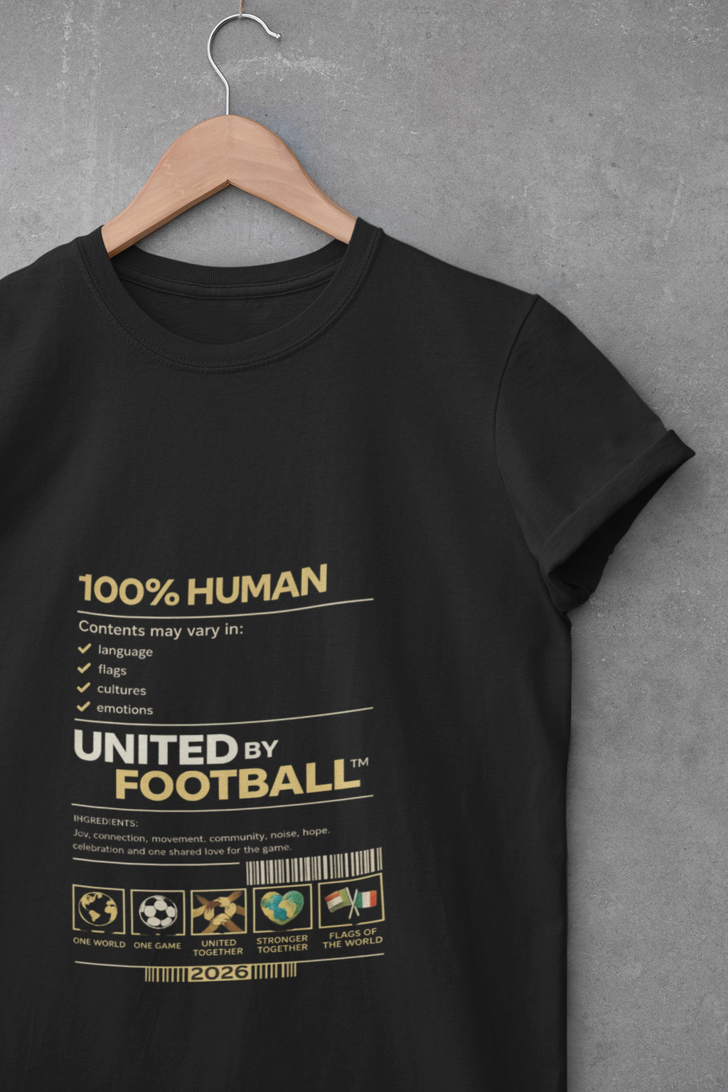 Football Tee | A hundred percent. Together.