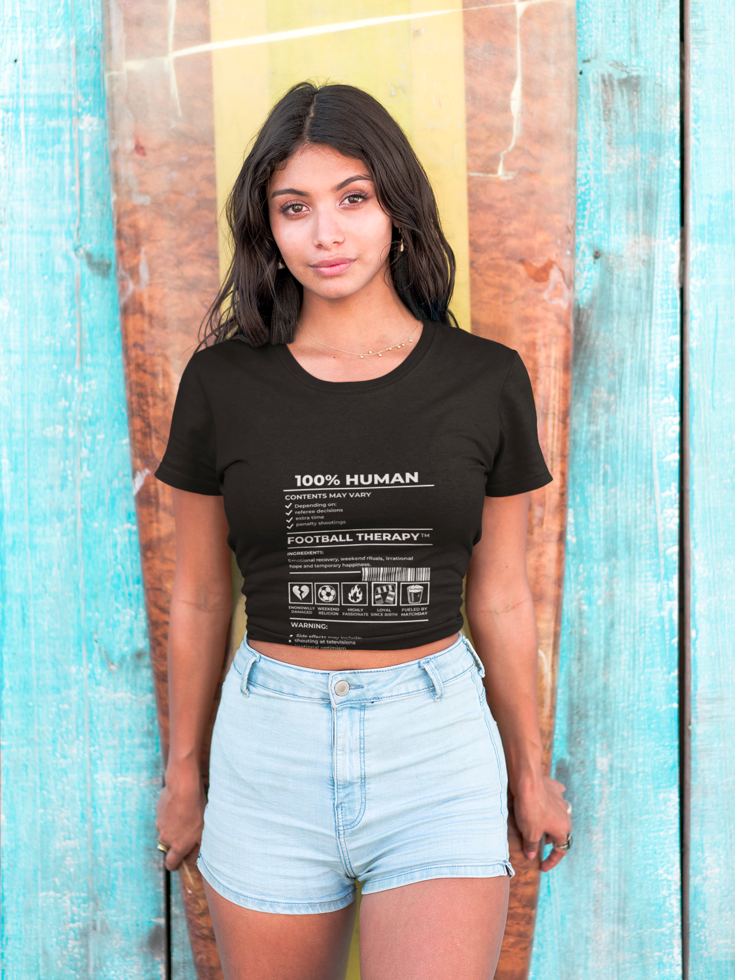 Football Tee | Scan me. It's football all the way down.