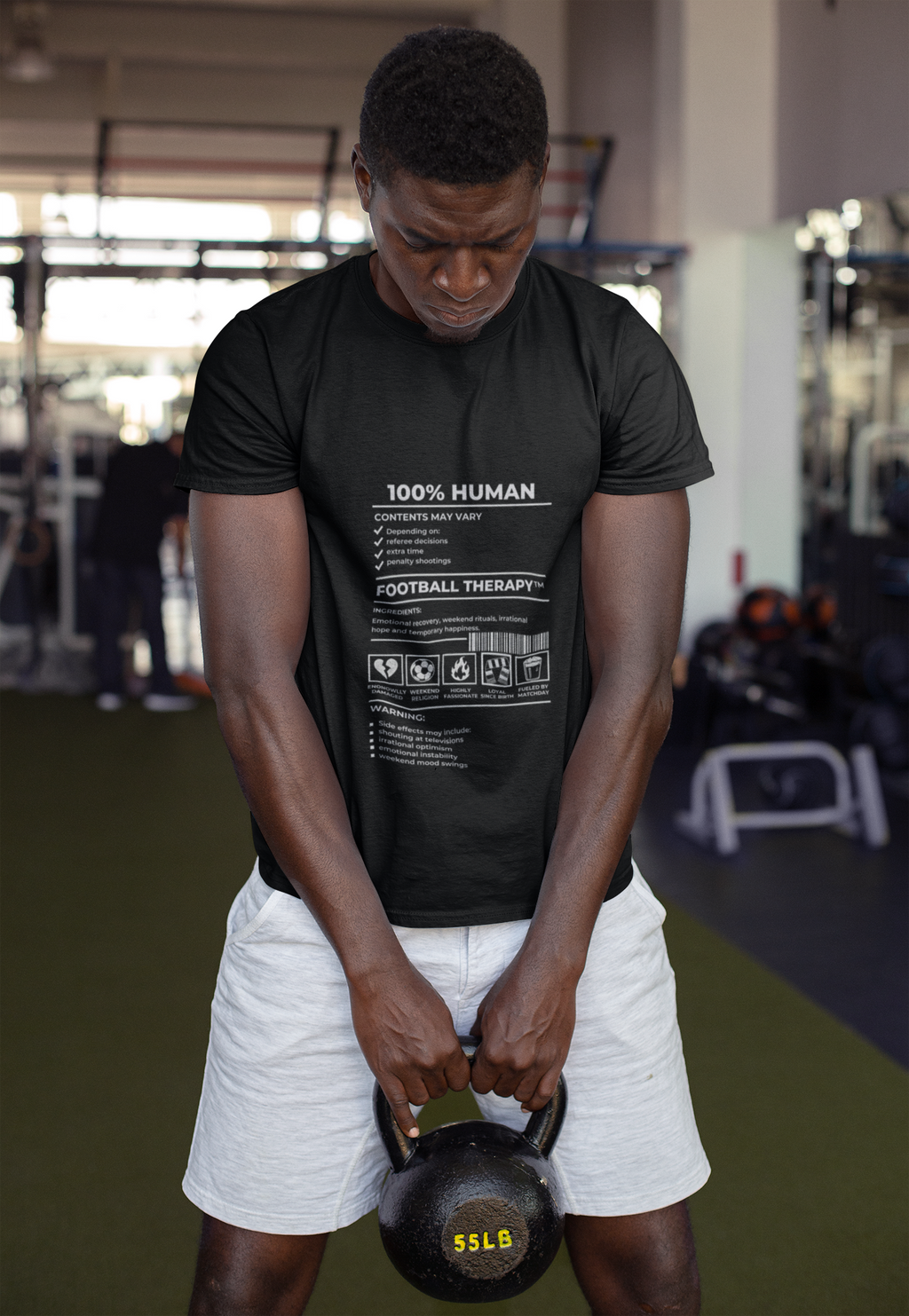 Football Tee | Scan me. It's football all the way down.