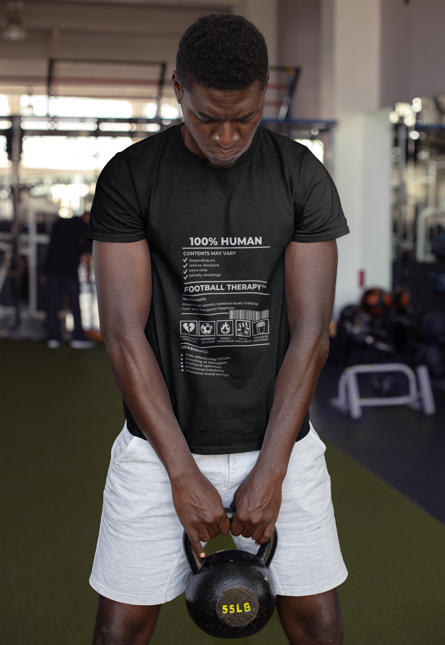 Football Tee | Scan me. It's football all the way down.