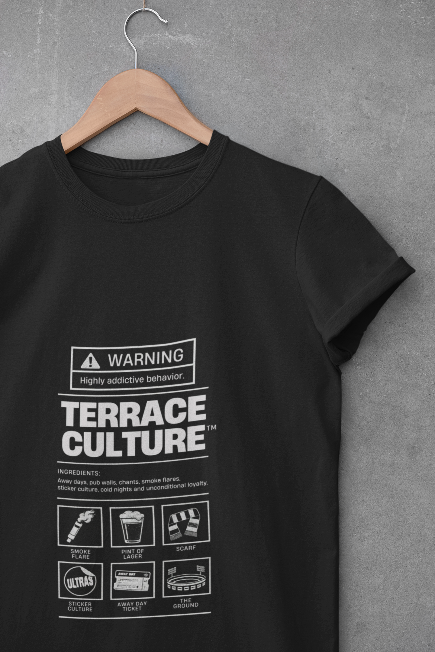 Terrace Culture T-Shirt — 'Instructio Label' Graphic Tee