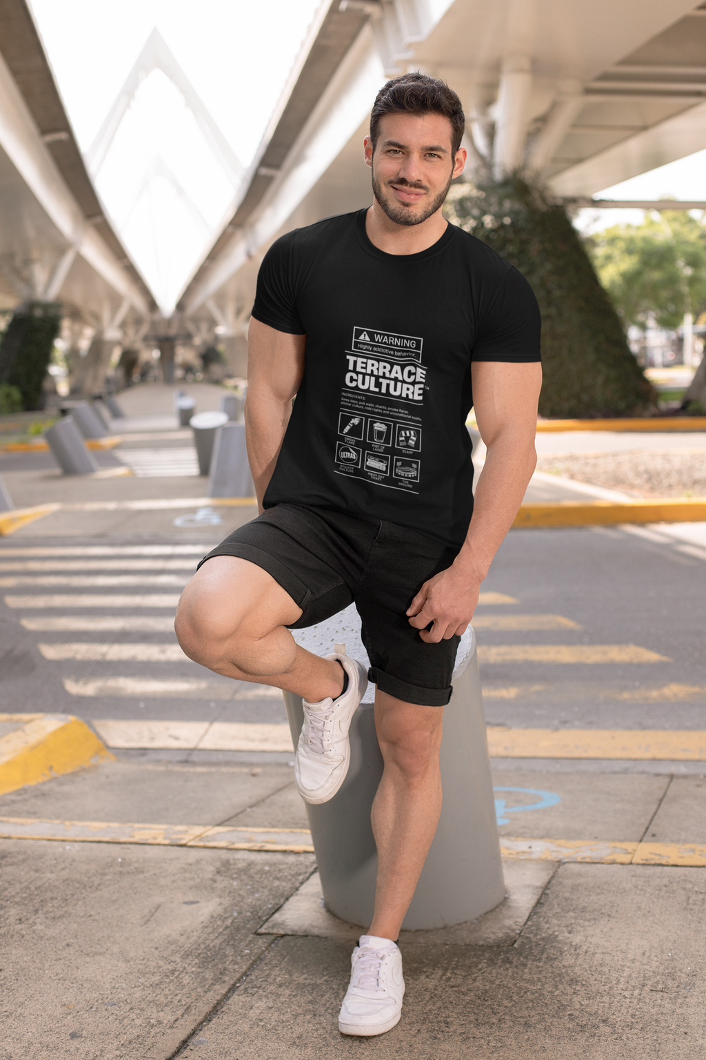 Terrace Culture T-Shirt — 'Instructio Label' Graphic Tee