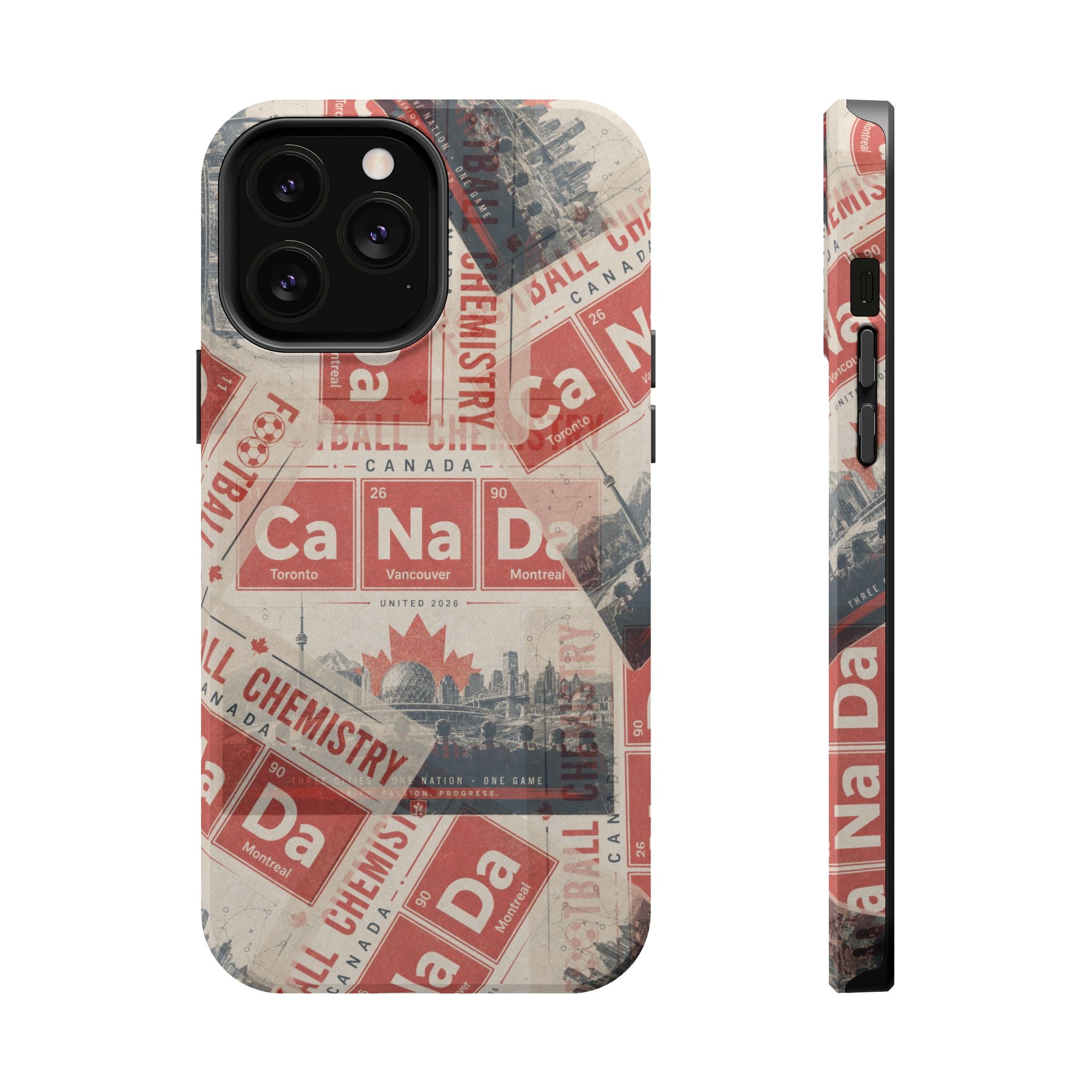 Canada Football Phone Case | Red. The base element.