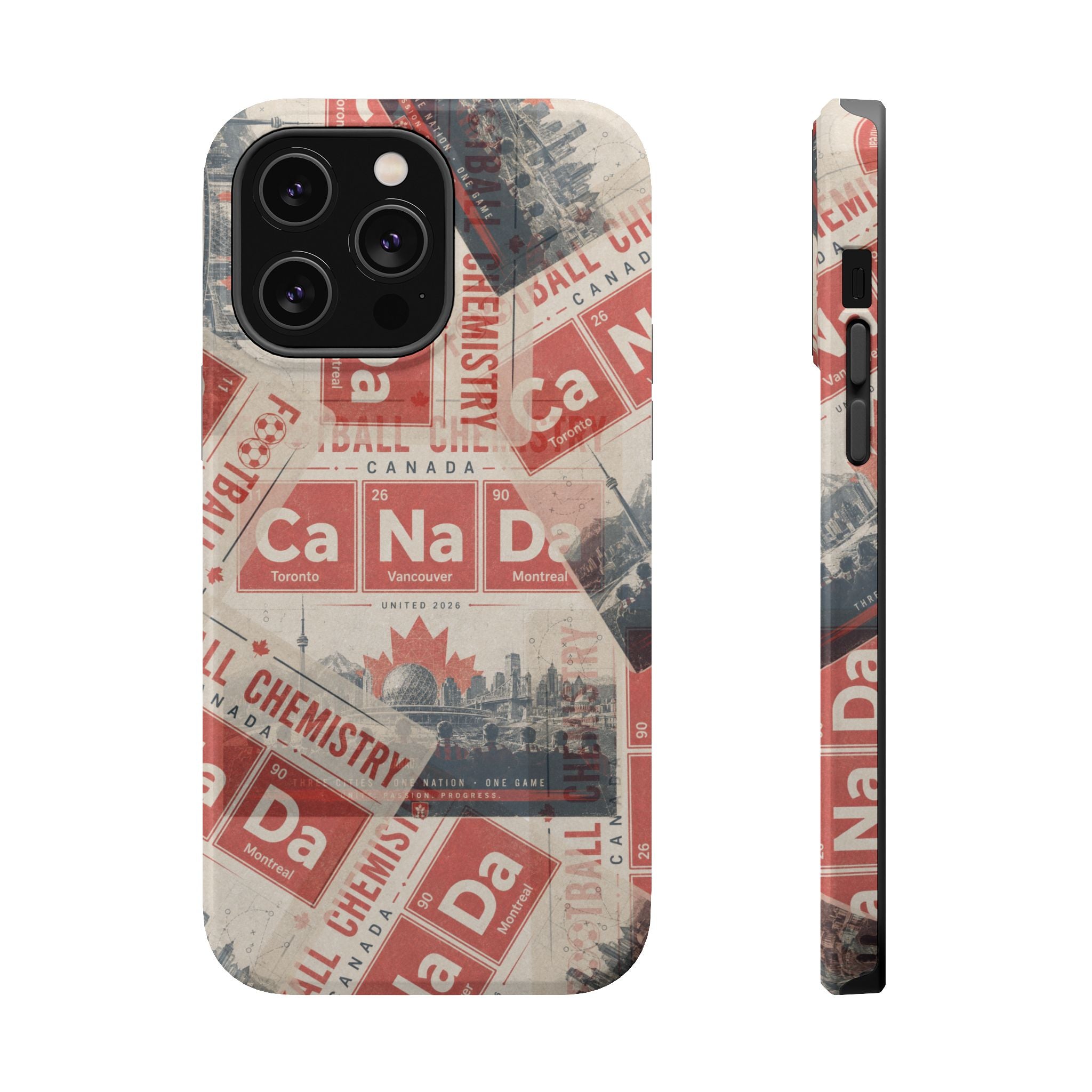 Canada Football Phone Case | Red. The base element.