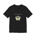 Crown Yourself | Women's Motivational Graphic Yellow Crown T-Shirt