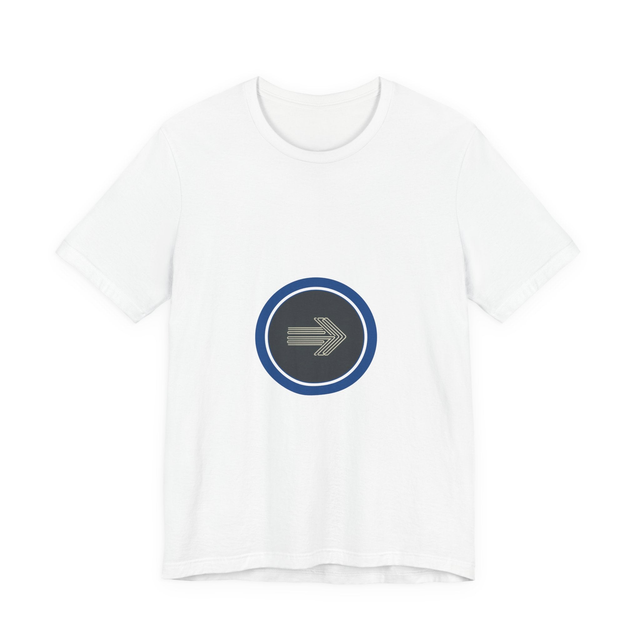 The Arrow Doesn't Look Back | Men's Motivational Graphic Target Arrow T-Shirt
