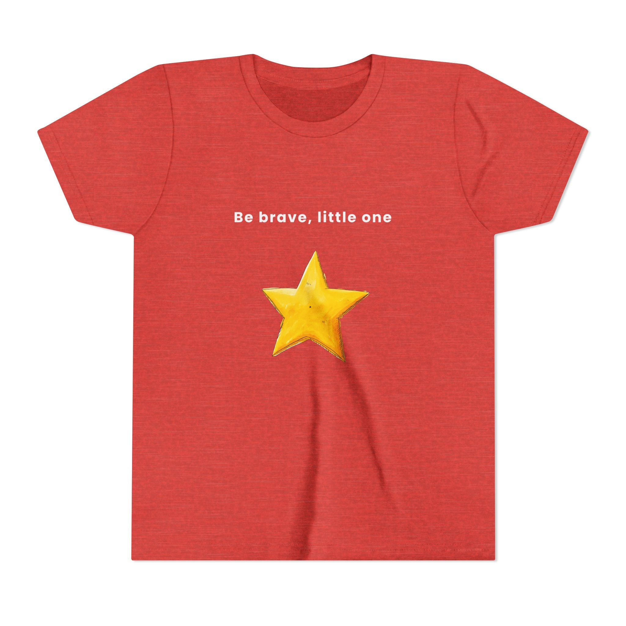 Be Brave Little One | Kids Motivational Graphic Handdrawn Star T-Shirt