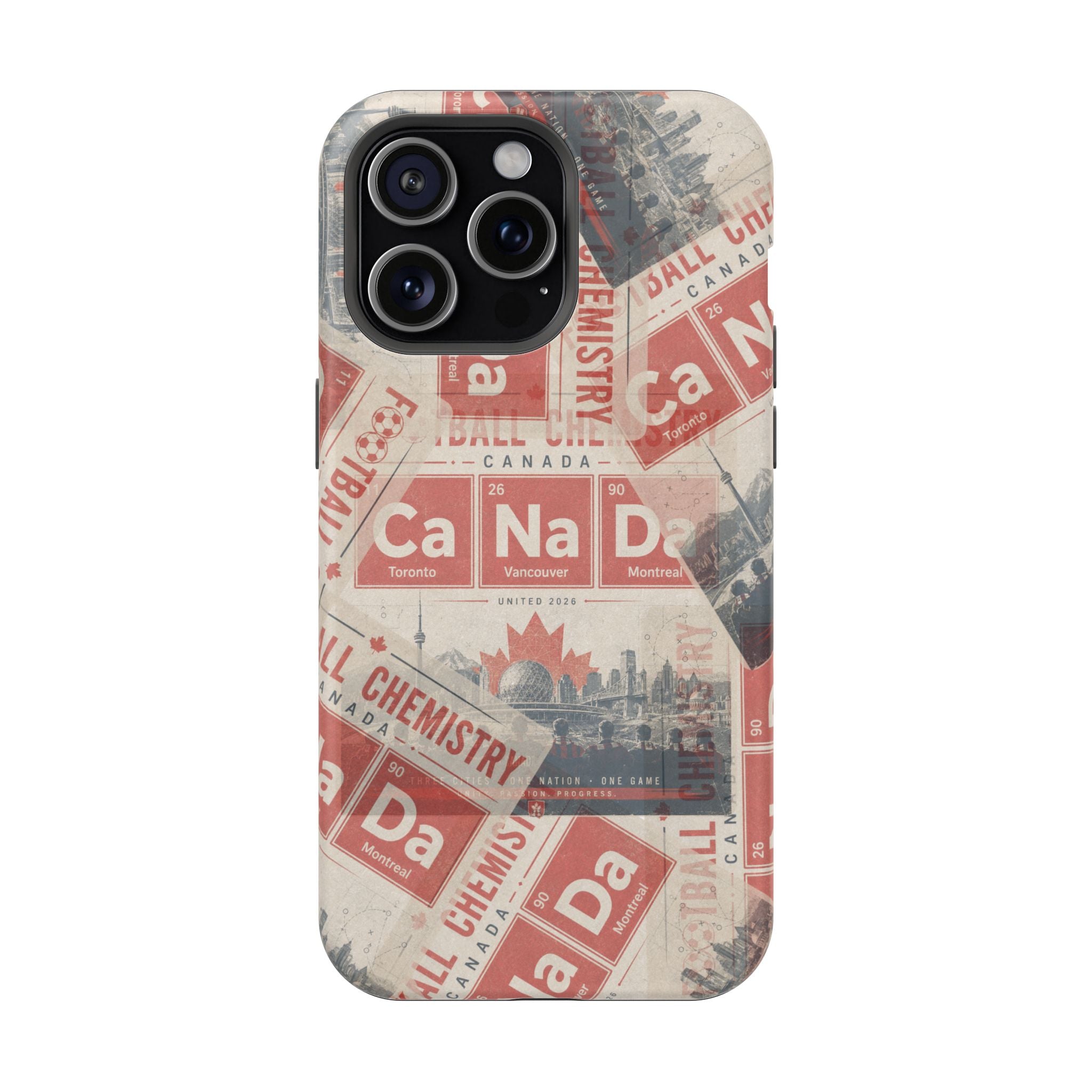 Canada Football Phone Case | Red. The base element.
