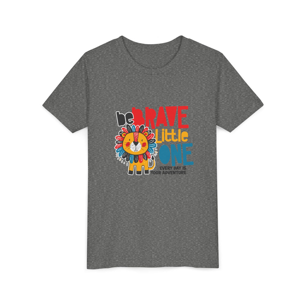 Be Brave Little One | Kids Motivational Graphic Cute Colourful Lion T-Shirt