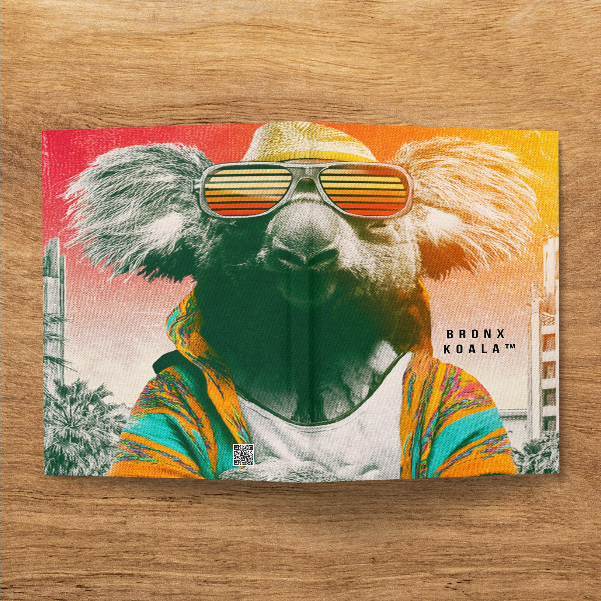 Koala wearing sunglasses and hat, with "BRONX KOLA" text.
