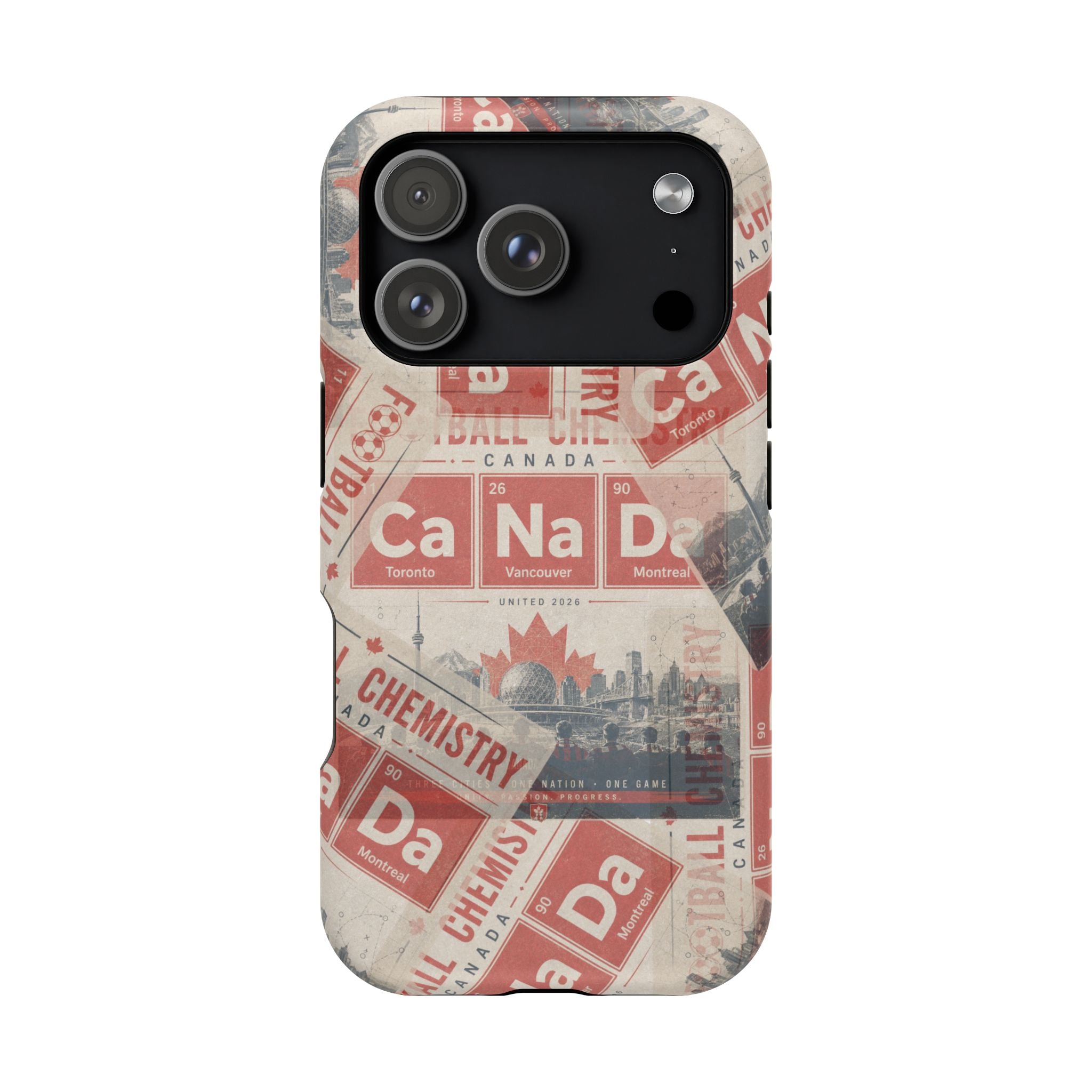 Canada Football Phone Case | Red. The base element.