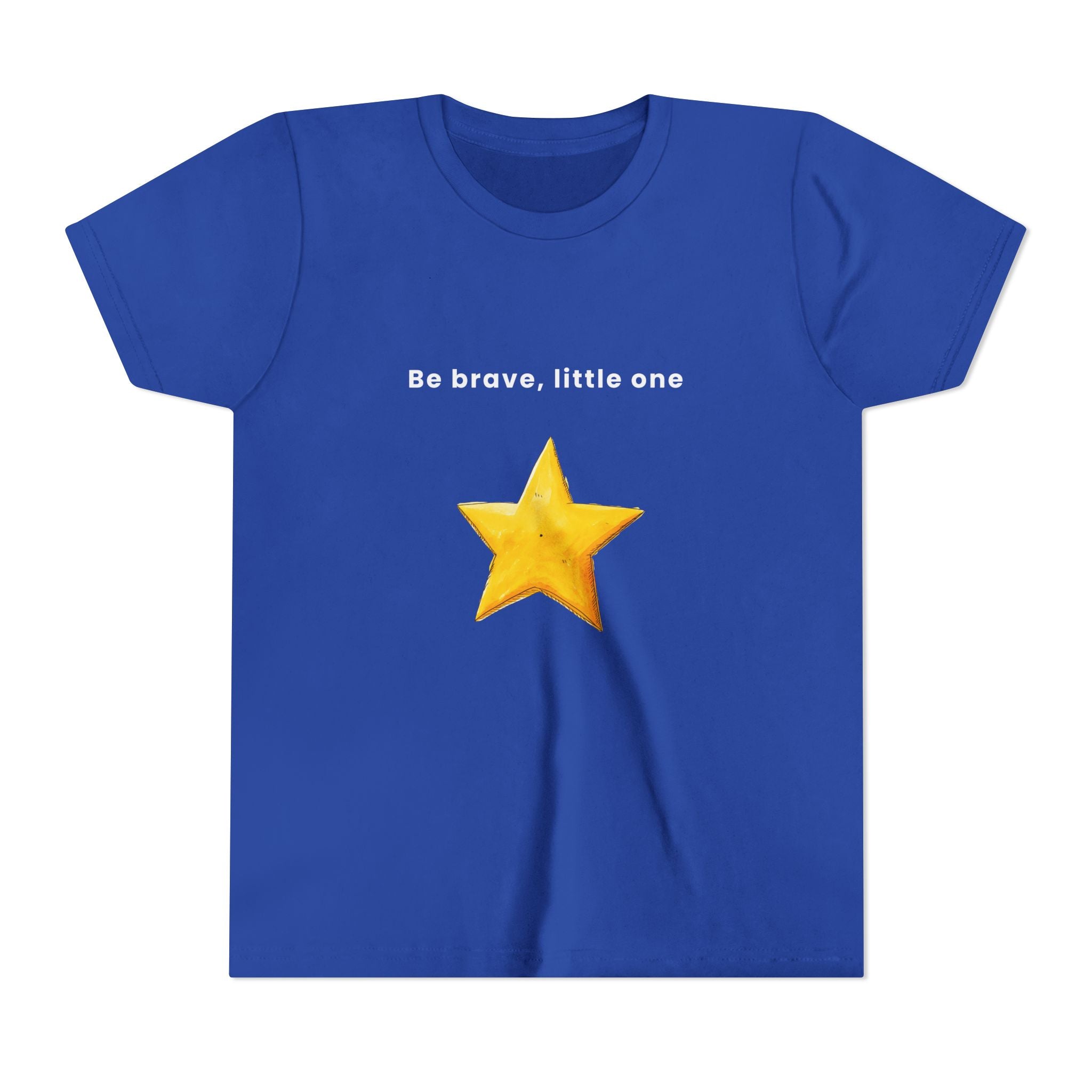 Be Brave Little One | Kids Motivational Graphic Handdrawn Star T-Shirt
