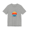 Be the horizon Line | Women's Motivational Graphic Circular Vintage Colour Sunrise T-Shirt