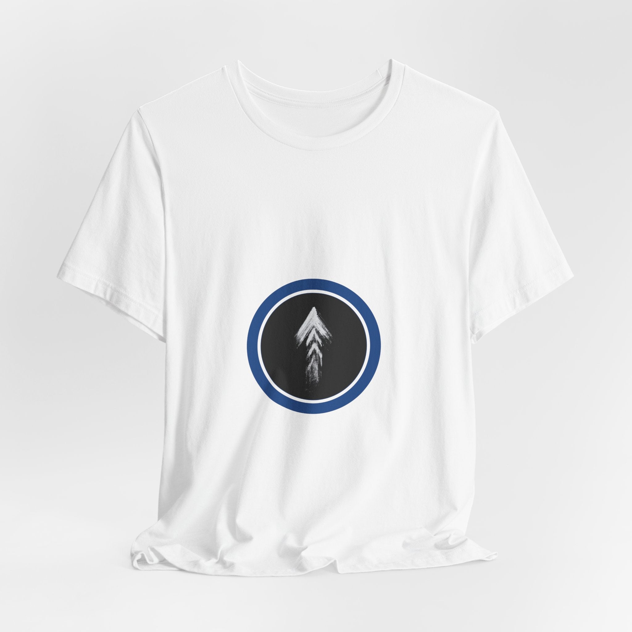 The Arrow Doesn't Look Back | Men's Motivational Graphic Pine Arrow T-Shirt