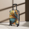 Thread Garden Carry-on Suitcase | 3D Embroidery style Botanical