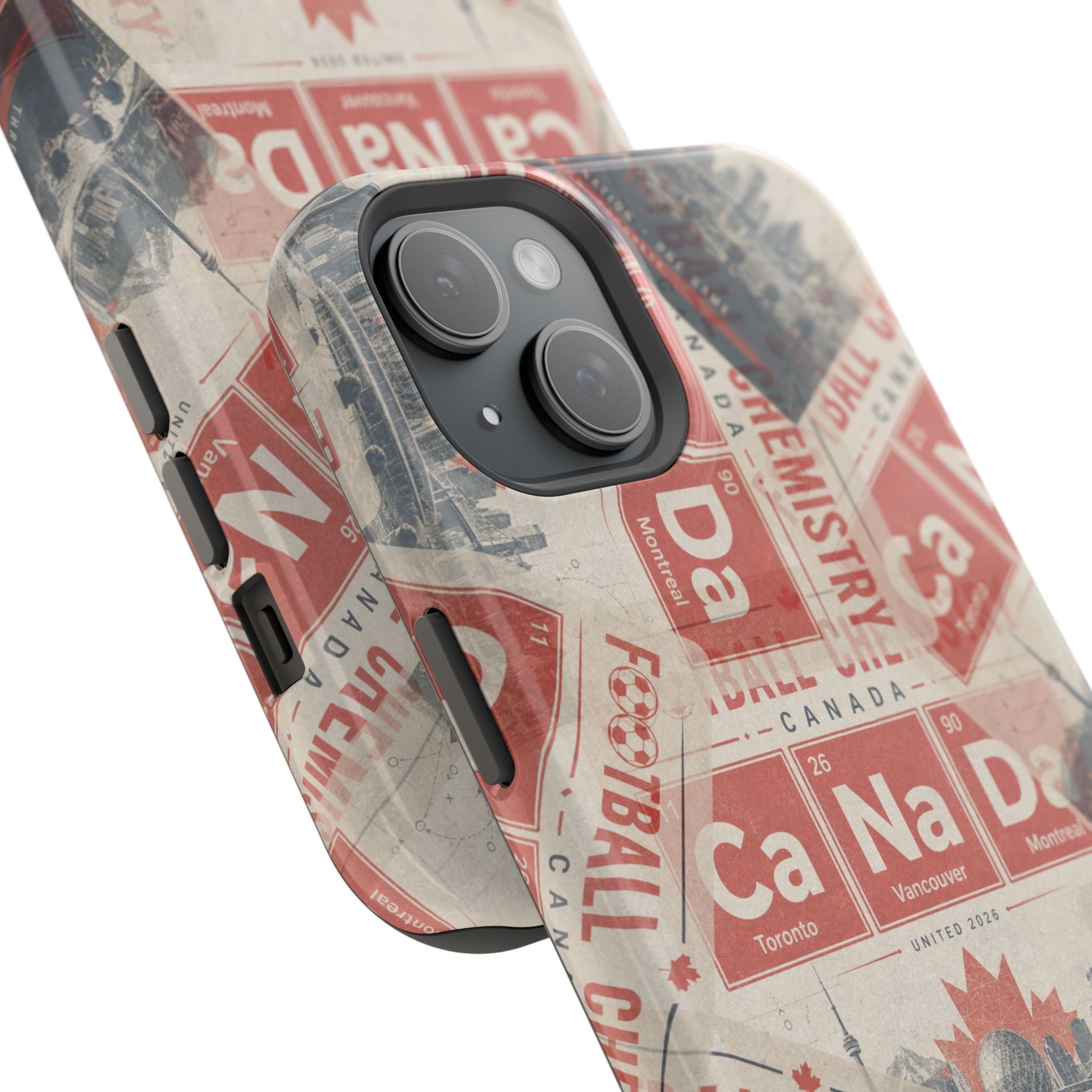 Canada Football Phone Case | Red. The base element.