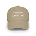 Khaki baseball cap with "Football Chemistry" and "Cro At la" text.