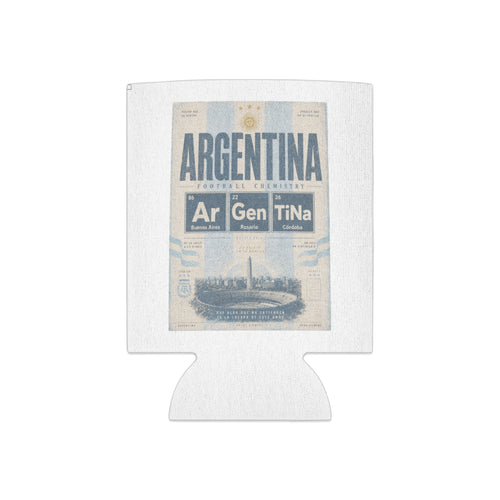 Argentina football chemistry design with periodic table elements.