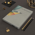 She Flies Forward Hardcover Journal | Motivational Graphic Quiet Lift